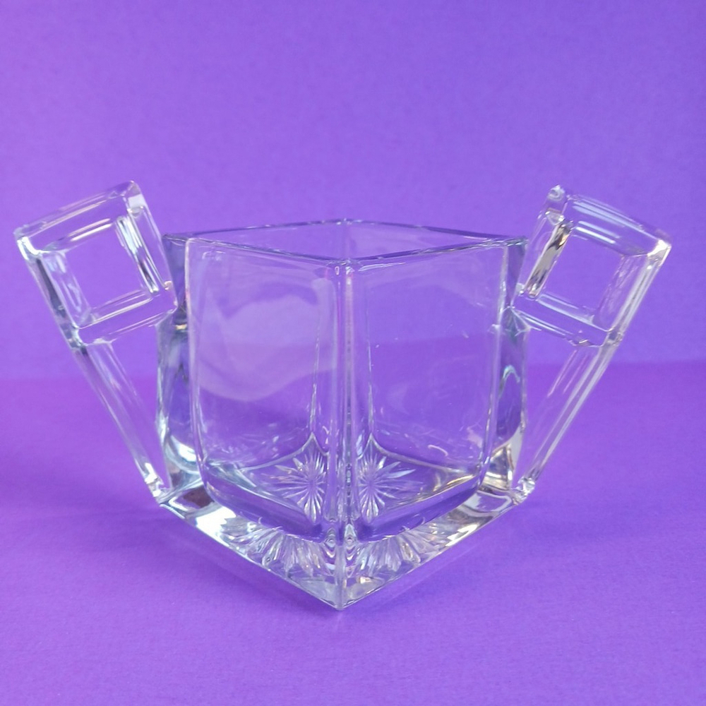 Heisey Glass Art Deco Open Sugar Bowl